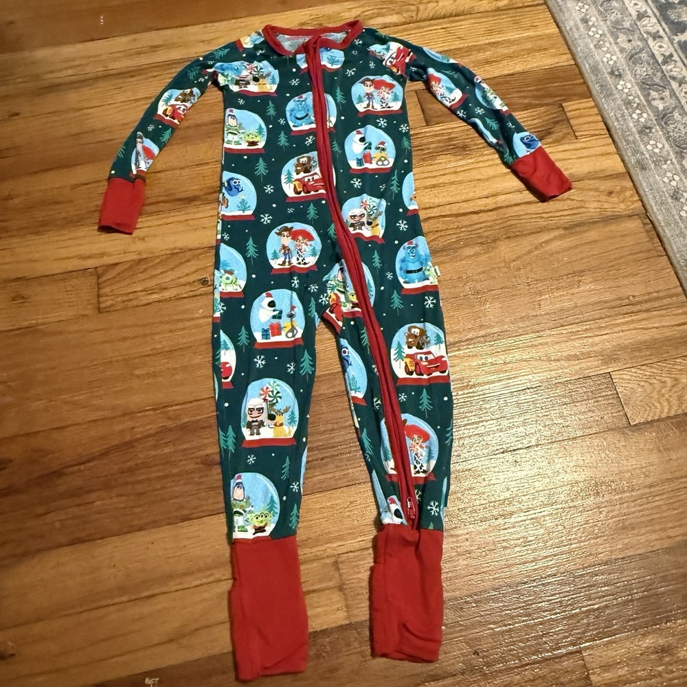 Little Sleepies a Very Pixar Christmas PJ Zippy for 18-24 Months
